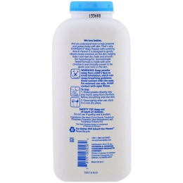 Johnson's Baby, Присыпка, успокаивающие алоэ и витамин Е, 425 г (15 унций)