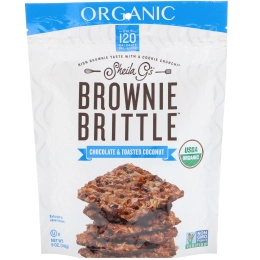 Sheila G's, Organic, Brownie Brittle, Chocolate & Toasted Coconut, 5 oz (142 g)