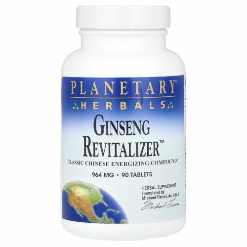 Planetary Herbals, Ginseng Revitalizer ™, 90 таблеток