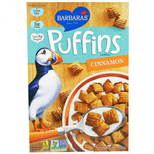Barbara's Bakery, Зерновые подушечки, корица, 10 унций (283 г)