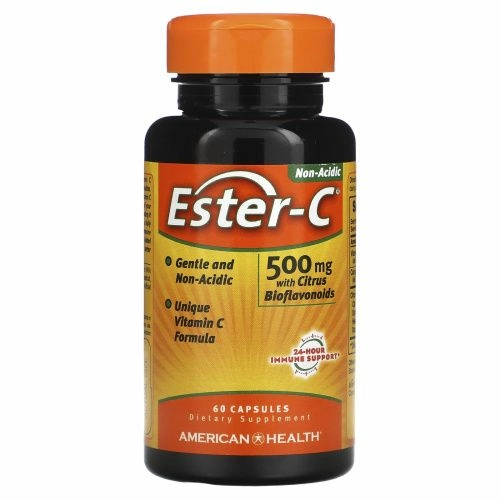 American Health, Эстер-C, 500 мг, 60 капсул