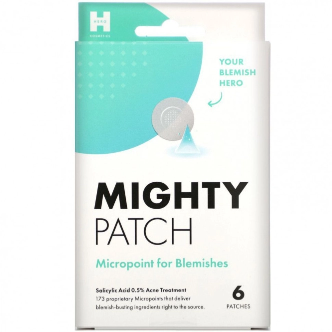 Hero Cosmetics, Mighty Patch, Micropoint для высыпаний, 6 штук