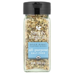 Simply Organic, Spice Right, смесь специй для ежедневного использования, универсальная, без соли, 51 г (1,80 унции)