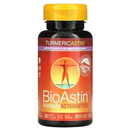 Nutrex Hawaii, BioAstin - TurmericAstin Гавайский астаксантин 30 софтгелей