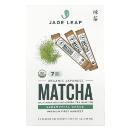 Jade Leaf Matcha, Органический японский матча, 7 пакетиков по 1 г (0,04 унции)