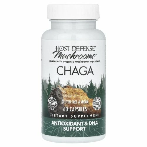 Fungi Perfecti, Чага, 60 растительных капсул
