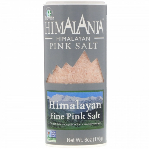 Himalania, розовая гималайская соль, мелкая, 170 г (6 унций)