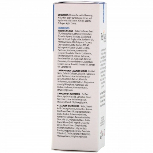 Reviva Labs, 5-Day Trial, Hydrating, 4 Piece Kit, 0.25 oz (7 g) Each