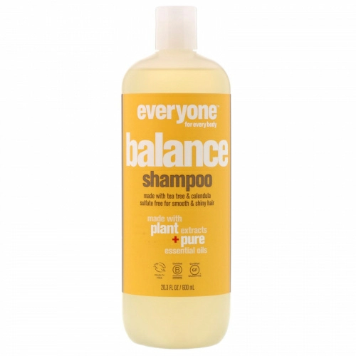 Everyone, Balance, Shampoo, Smooth & Shiny, 20.3 fl oz (600 ml)
