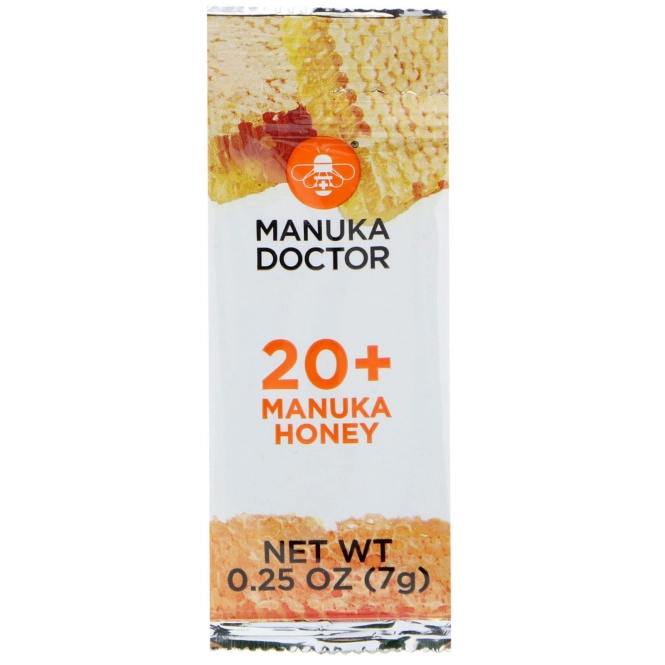 Manuka Doctor, Лесной мёд манука 20+, 24 порционных пакета, 0,25 унц. (7 г) каждый