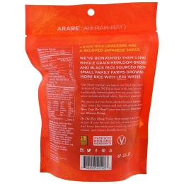 Lotus Foods, Рисовые крекеры араре, с соусом шрирача, 5 унций (142 г)