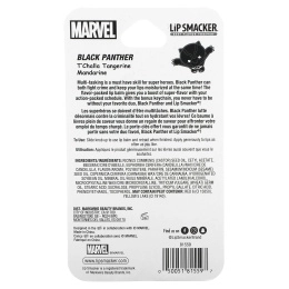 Lip Smacker, Бальзам Marvel Superhero, Black Panther, мандарин, 4 г