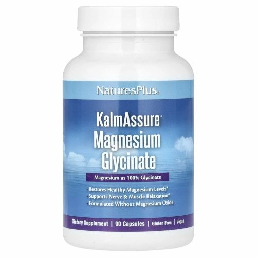 NaturesPlus, KalmAssure, глицинат магния, 90 капсул