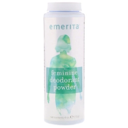 Emerita, Женский порошковый дезодорант, 4 унц. (115 г)