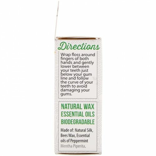 The Dirt, Silk Floss, Mint Essential Oil, 1 unit 33 yrds