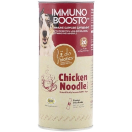 Fidobiotics, Immuno Boosto, Chicken Noodle, Immune Support Supplement, 20 Billion CFUS, 5 Powder Stick Packs, (4 g) Each