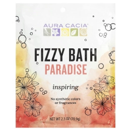 Aura Cacia, Fizzy Bath, Fizzy Bath, Paradise, 70,9 г (2,5 унции)