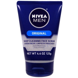 Nivea, Мужской скраб для лица, глубокая очистка, оригинал, 125 г (4,4 унции)