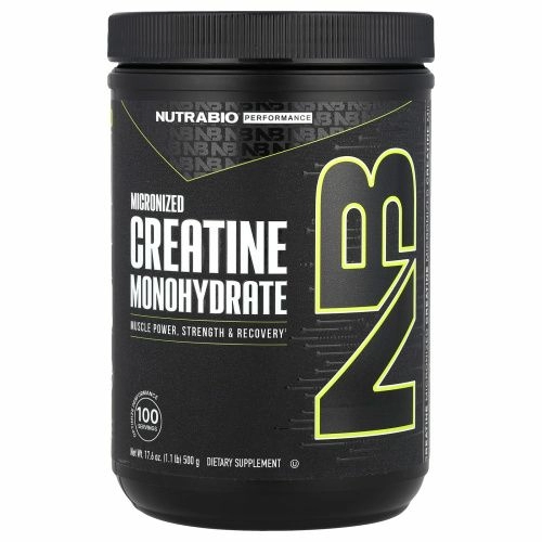 NutraBio Labs, Креатин моногидрат, 1,1 фунта (500 г)