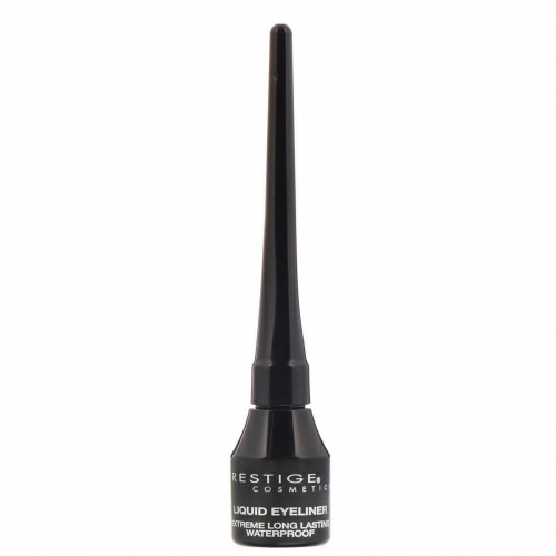 Prestige Cosmetics, Жидкая подводка, черного цвета, 0,1 унции (3 мл)