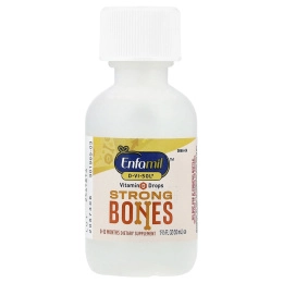 Enfamil, D-Vi-Sol®, витамин D в каплях, для крепких костей, для детей 0–12 месяцев, 50 мл (1,66 жидк. унции)