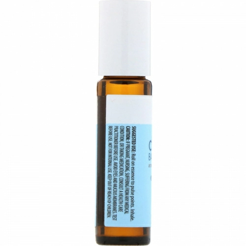 Aura Cacia, Органическая роликовая ароматерапия для балансировки чакр, выразительное горло, 9,2 мл (0,31 жидкой унции)