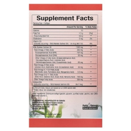 Natural Factors, 100% жир дикого аляскинского лосося, 1300 мг, 90 капсул Enteripure