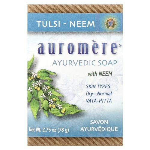 Auromere, Аюрведическое мыло с Нимом Тулси-Ним 2,75 унции