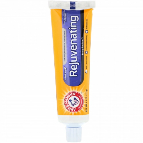Arm & Hammer, Действительно сияющая зубная паста с омолаживающим действием, свежий мятный вихрь, 121 г