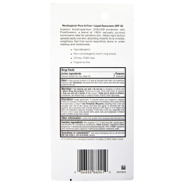 Neutrogena, Чистый и свободный жидкий солнцезащитный крем, фактор защиты от солнца SPF 50, 1,4 жидк. унц. (40 мл)