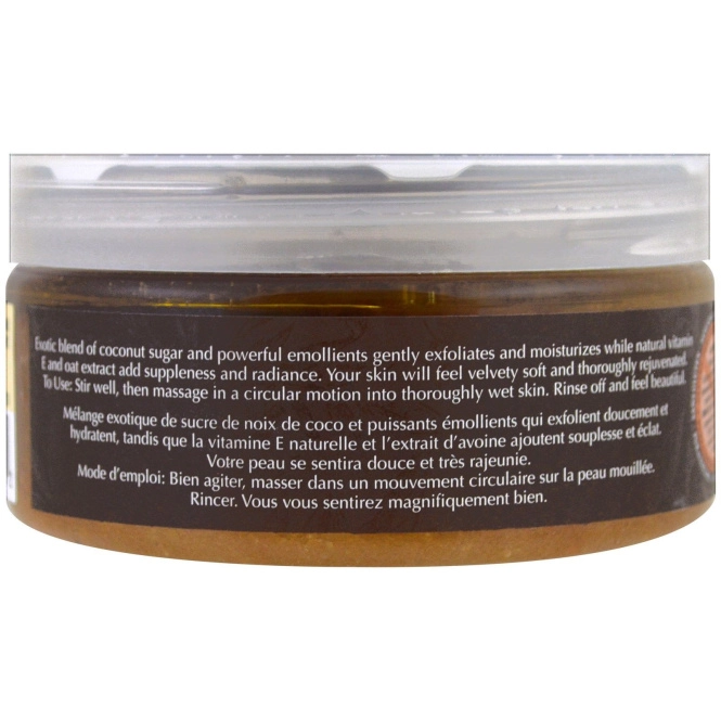 Eclair Naturals, Сахарный скраб, сливочный кокос, 9 унций (255 г)