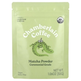 Chamberlain Coffee, Порошок матча, церемониальный, 30 г (1,06 унции)