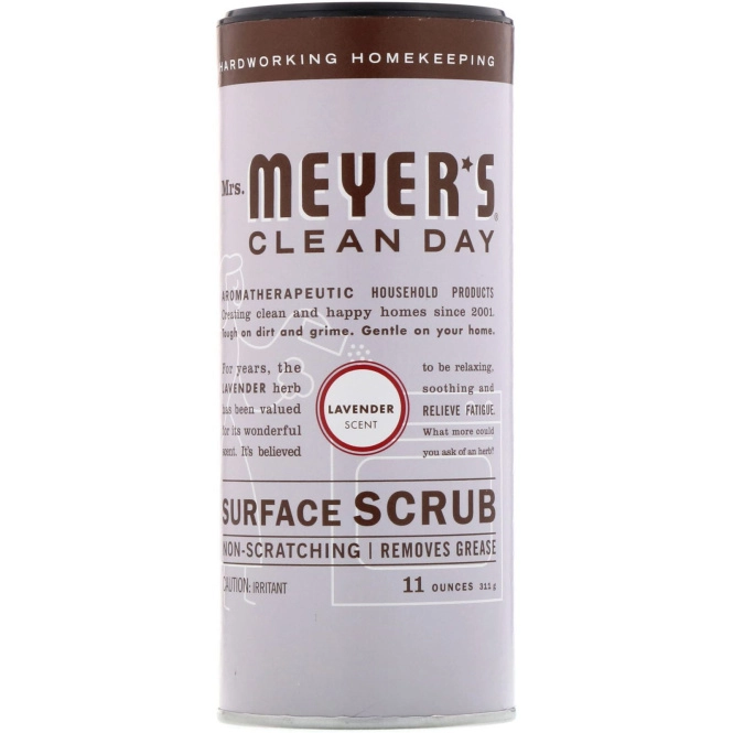 Mrs. Meyers Clean Day, Скраб для поверхностей, лавандовый аромат, 11 унций (311 г)