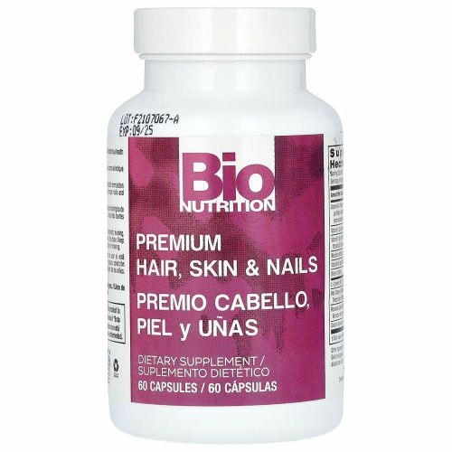 Bio Nutrition, премиальное качество для волос, кожи и ногтей, 60 капсул