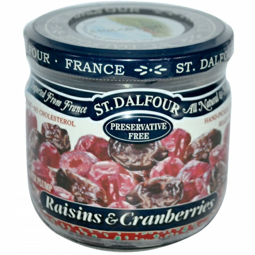 St. Dalfour, Изюм и клюква, 7 унций (200 г)