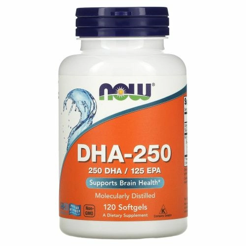 Now Foods, DHA-250/EPA-125, 120 мягких таблеток