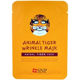 SNP, Маска против морщин «Животное тигр», 10 масок по 25 мл каждая