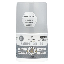 Bee & You, Натуральные шариковые шарики для мужчин, свежесть и активный образ жизни, 50 мл (1,7 жидк. Унции)