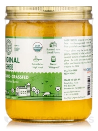 Pure Indian Foods, Оригинальное топленое масло - 100% органическое (растительное) 14 унций