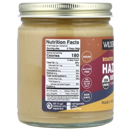 Wilderness Poets, Обжаренное масло из фундука, кремовая консистенция, 227 г (8 унций)