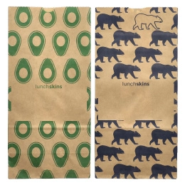 Lunchskins, Sac Up! перерабатываемые ланч-мешки, 50 пакетиков