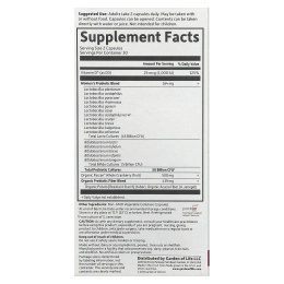 Garden of Life, Цельнопищевой магний Формула пробиотиков, для мочевыводящих путей +, 50 млрд, 60 вегетарианских капсул