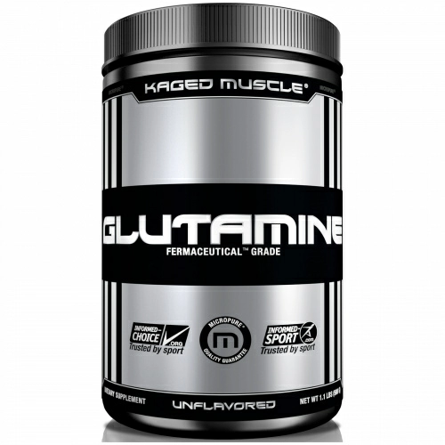 Kaged Muscle, Глутамин, без ароматизаторов, 9,6 унц. (300 г)