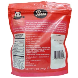 Panda Licorice, Абсолютно натуральная малиновая лакрица, 7 унций (200 г)