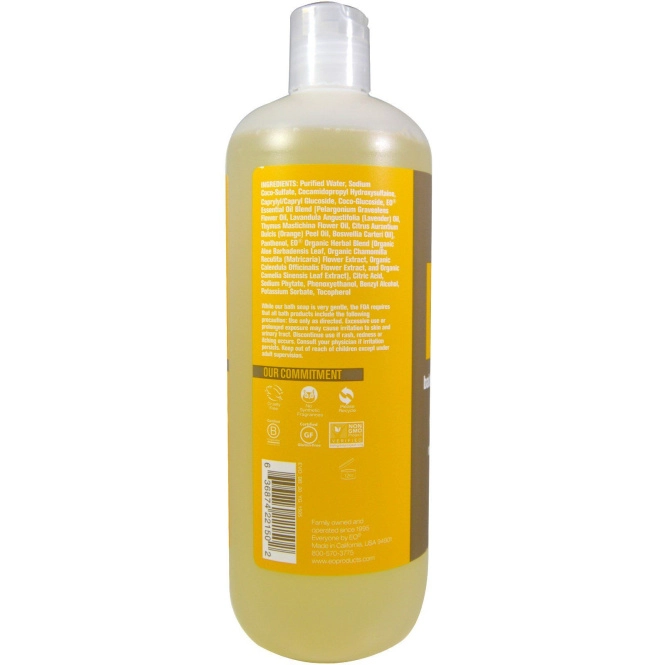 Everyone, Пена для ванн, Герань + сладкий апельсин, 20.3 унции (600 мл)