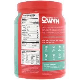 OWYN, Protein, 100% Plant-Based Powder, Strawberry Banana, 1.1 lbs (512 g)