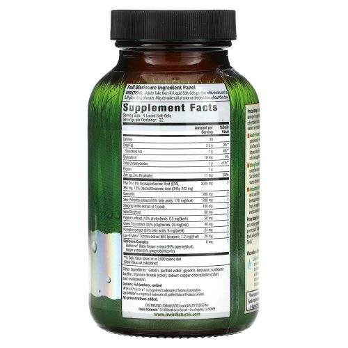 Irwin Naturals, Prosta-Strong, 90 мягких желатиновых капсул с жидкостью