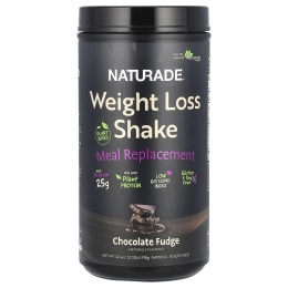 Naturade, Коктейль для снижения веса, заменитель растительной пищи, шоколадная помадка, 918 г (2,02 фунта)