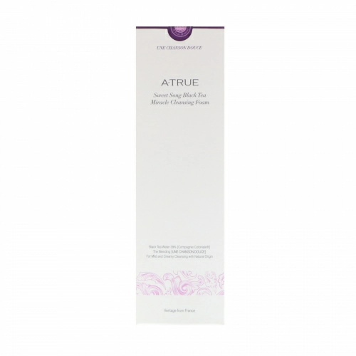 ATrue, Очищающая пенка с черным чаем, сладкая песня, 150 г