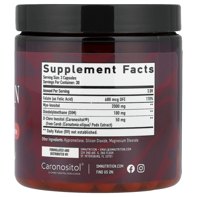 SMNutrition, Ovarian Support Complex, 90 капсул